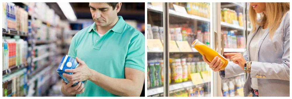 Look carefully at the ingredients Look carefully at the ingredients