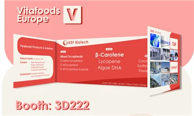 Join HSF Biotech nan Vitafoods Ewòp 2025!